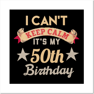 50th birthday gift Posters and Art